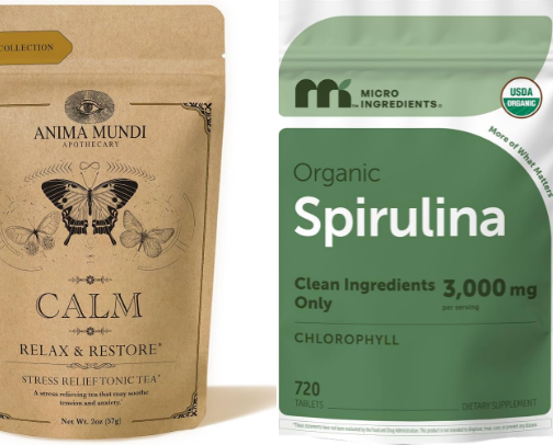 Morning Wellness, Teas & Tonics y Everyday Essentials. cover photo collage