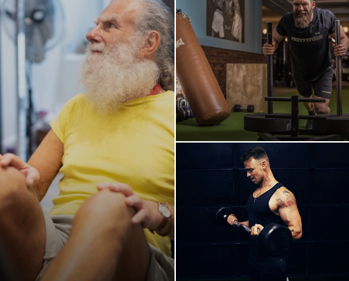 Men’s Fitness Tips & Strategies cover photo collage