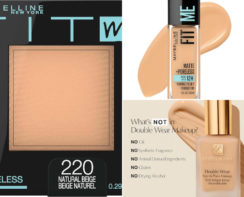 Makeup for Every Skin Type cover photo collage