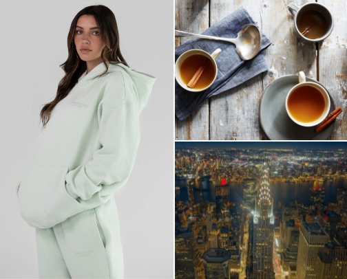 Comfy cover photo collage