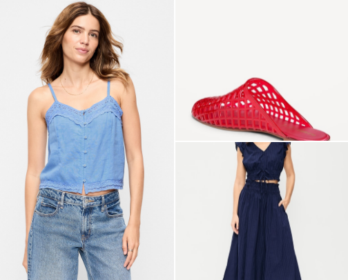 Old Navy Spring Faves cover photo collage