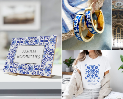 Welcome to the beautiful world of Azulejo 💙 cover photo collage
