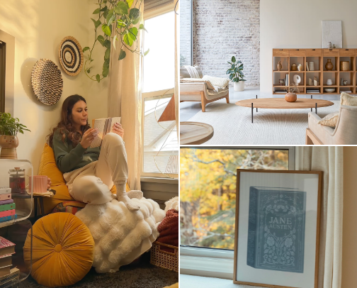 Cozy Eco-Friendly Decor Ideas: Create a Warm and Sustainable Home cover photo collage