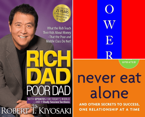 Self improvement books🤍 cover photo collage