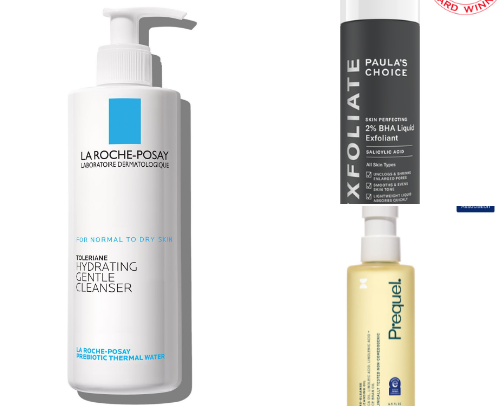 Step by Step Skincare Routine for Clear, Glowy Skin 🧖‍♀️🧖‍♀️ cover photo collage