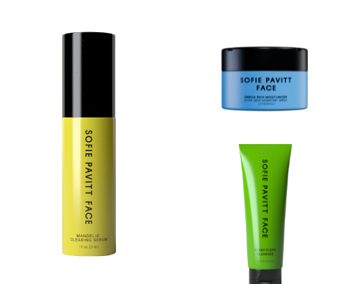 Non comedogenic skincare cover photo collage