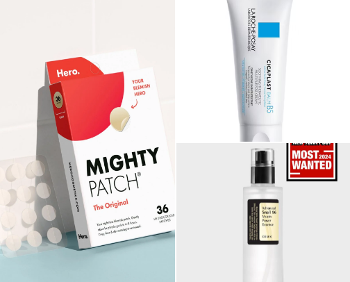 night time skincare routine cover photo collage