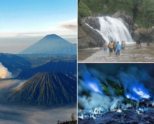 5 tempat yang Wajib kamu kunjungi di Jawa Timur cover photo collage