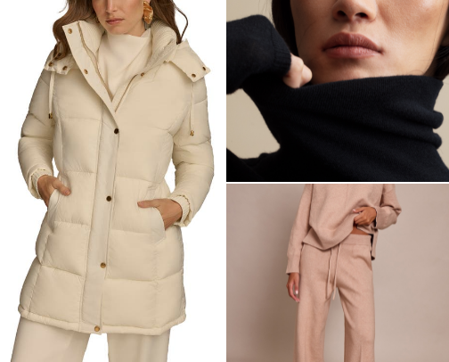 Quiet Luxury Aspen Winter Capsule cover photo collage