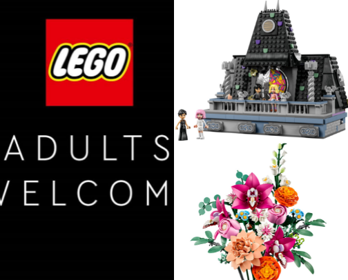 Legos for all ages cover photo collage