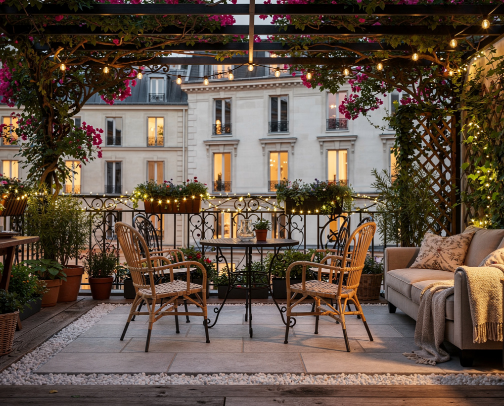 🍷 Parisian Balcony Makeover cover photo collage