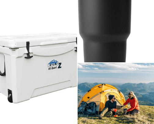 Camping/Outdoors Equipment cover photo collage