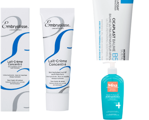 Skincare cover photo collage