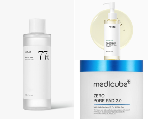 BEST korean skincare cover photo collage