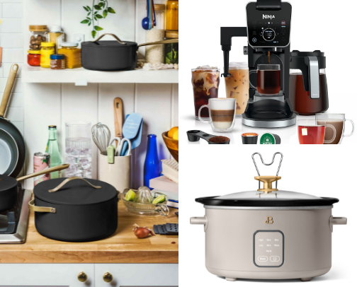 Kitchen items cover photo collage