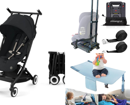 Baby Travel Essentials cover photo collage