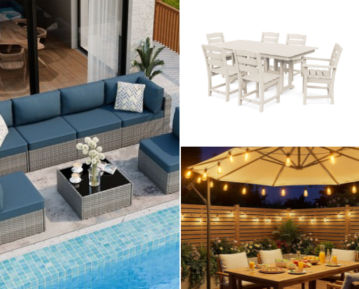 Build the Backyard of your Dreams ✨🍄🌻 cover photo collage