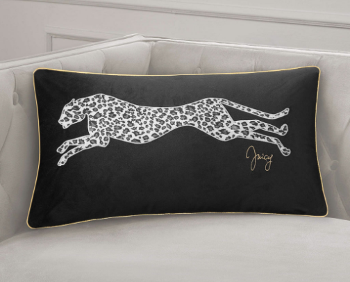 Leopard pillow cover photo collage