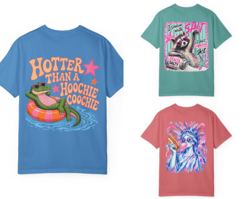 Favorite Summer T-Shirts cover photo collage