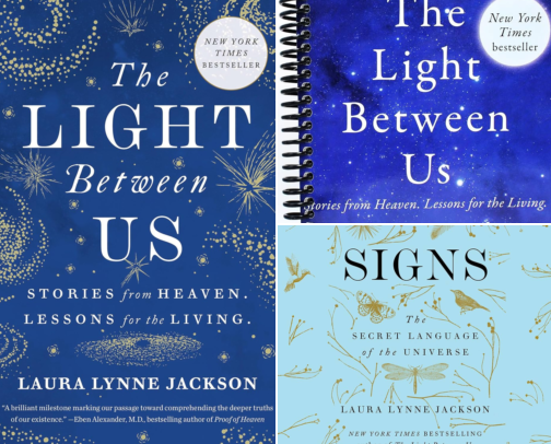 The Light Between Us: Stories from Heaven. Lessons for the Living. companions cover photo collage