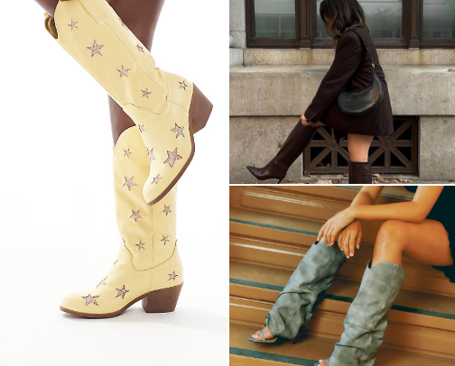 Thigh High Heel Boots cover photo collage