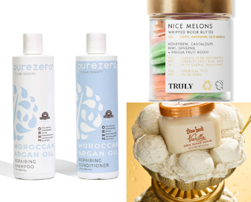 Shower must haves cover photo collage