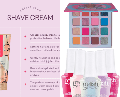 Feel Good Beauty Products cover photo collage