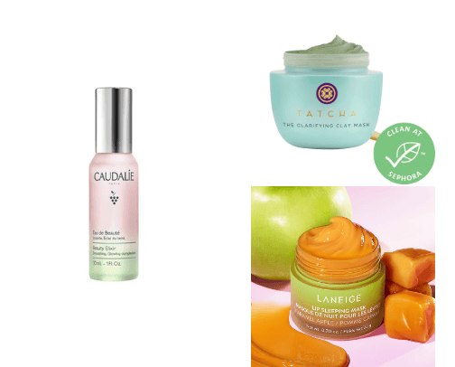 Skincare cover photo collage