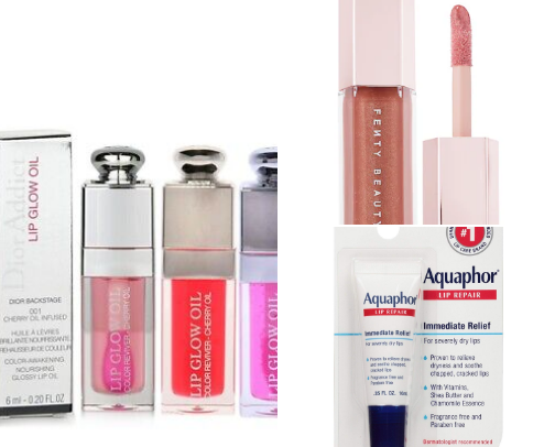 lip products cover photo collage