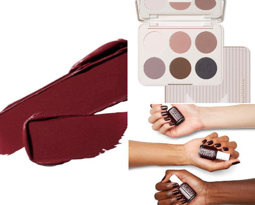 The Dark Feminine Fall Beauty Edit for Women 40+ cover photo collage