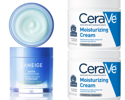 Night Skincare & Self-Care Favorites cover photo collage