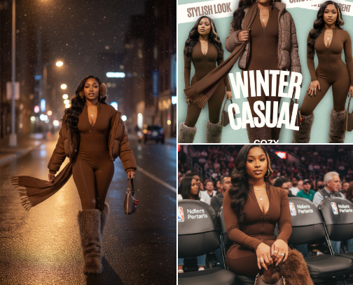 Chocolate Brown Winter Outfits | Cozy & Elevated Street Style cover photo collage
