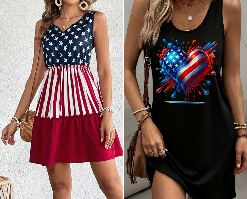 4th of July BBQ Outfits That Are Cute and Comfortable cover photo collage