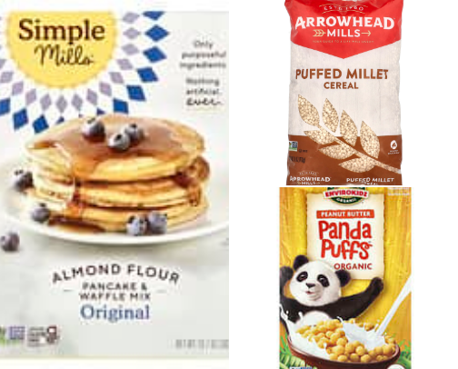 The Best Natural Cereals and Breakfast foods cover photo collage