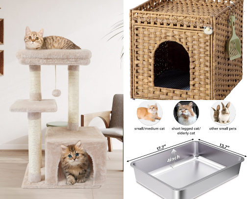 Kitten Necessities 🧶 cover photo collage