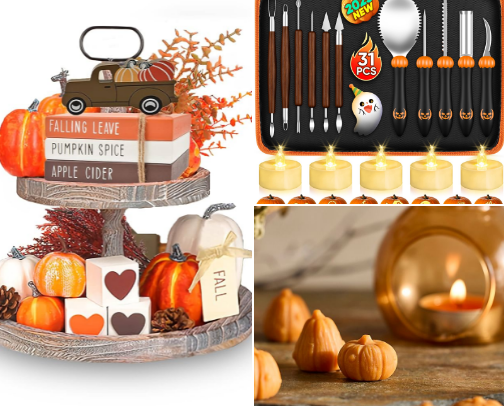 🍂 Fall Frenzy: Crafts, Decor, Recipes & Cozy Vibes cover photo collage