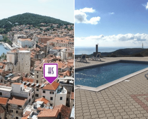 Hotels and apartments cover photo collage