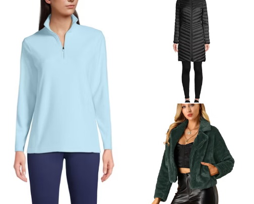 Target Clothing and outwear cover photo collage
