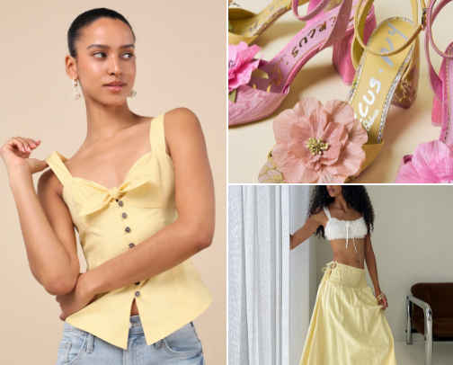 Butter Yellow Finds For Your Spring Wardrobe cover photo collage