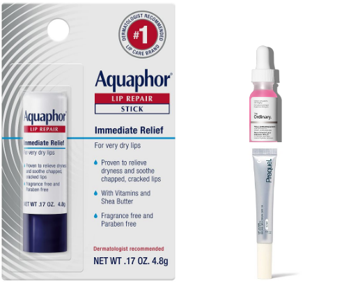 Lip care cover photo collage