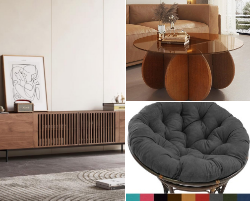 Lounge room 🛋️🏡 cover photo collage