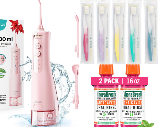 Fav Dental Hygiene Products cover photo collage