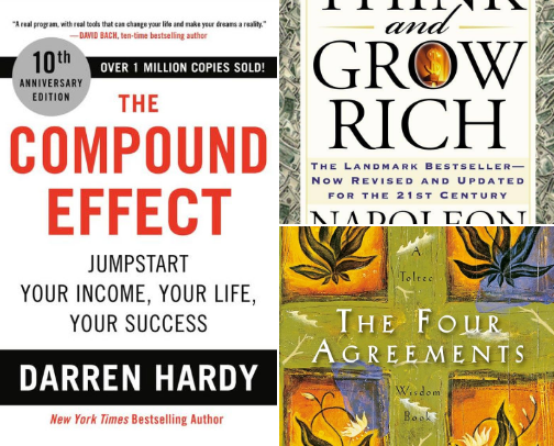 My favorite book recs for entrepreneurs cover photo collage