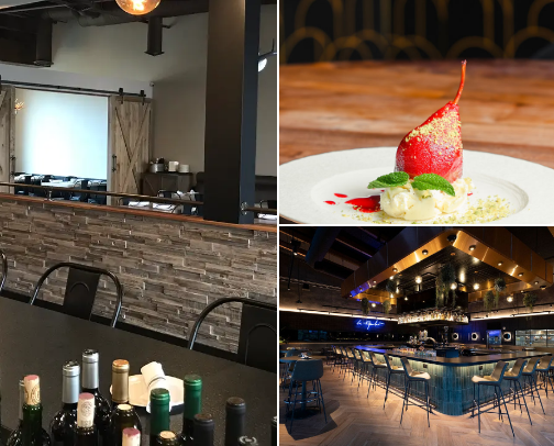 Roseville restaurants for date nights and foodie lovers 🍕🍔🌮😋 cover photo collage