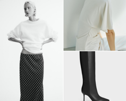 Must Look : Elegant Polka Dot Autumn Look cover photo collage