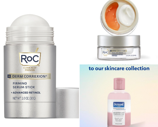 ✨For Glowing Skin after 50! My drugstore skincare go-tos!✨ cover photo collage