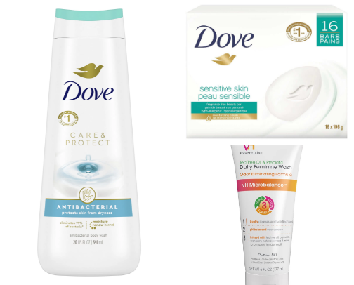 My go to shower routine for sensitive skin! cover photo collage