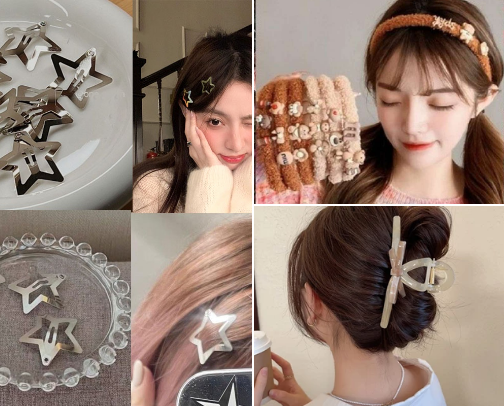 Trend rambut cantik💃🏻🌹 cover photo collage