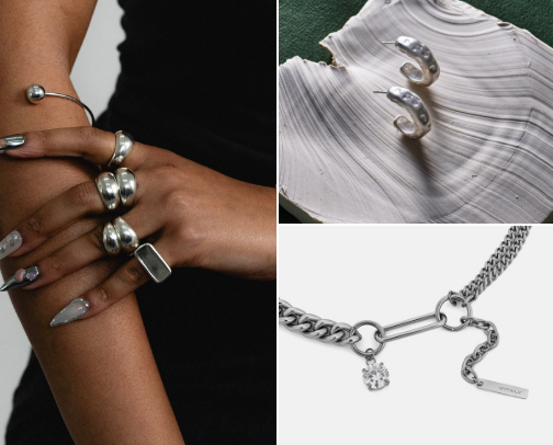 Cool Jewelry Brands for Silver Girlies cover photo collage