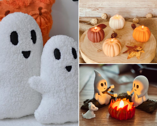 Mes décorations pour un Halloween doux et confortable cover photo collage